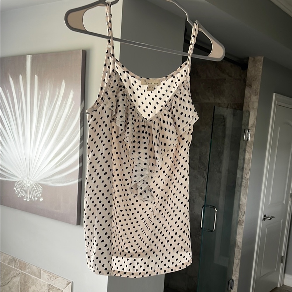 Polka Dot Spaghetti Strap Top - Buy 2, Get 1 Free